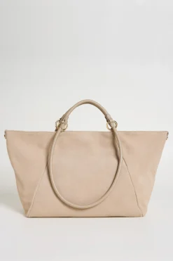 Borsa a trapezio - Beige