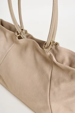 Borsa a trapezio - Beige