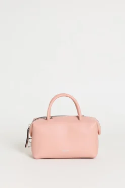 Borsa bauletto in pelle - Rosa