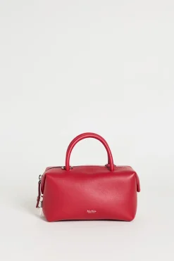 Borsa bauletto in pelle - Rosso
