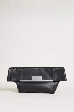 Borsa clutch piccola ripiegabile - Nero