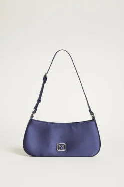 Borsa in raso - Blu