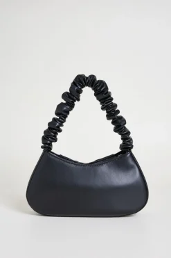 Borsa in tessuto spalmato - Nero