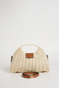 Borsa intrecciata - Beige