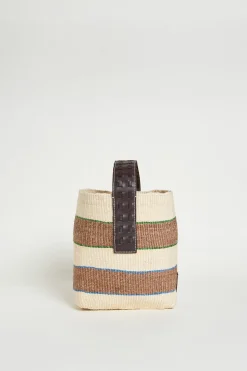 Borsa piccola in corda naturale - Cammello Bianco
