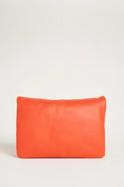 Borsa tracolla in nappa imbottita - Rosso