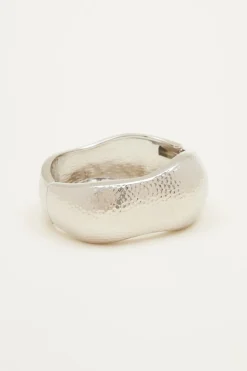 Bracciale martellato - Argento