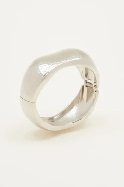 Bracciale martellato - Argento