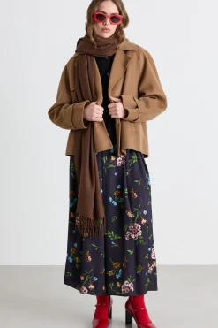 Caban in doppio drap - Marrone