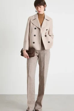Caban in lana - Beige