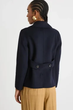 Caban in lana - Blu Notte