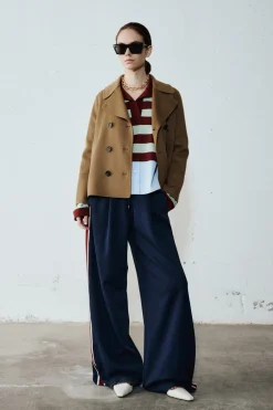 Caban in lana - Cammello