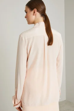Camicia con maxi polsini - Rosa Chiaro