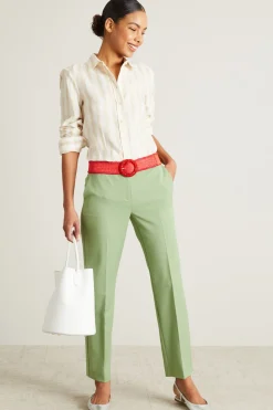 Camicia in lino - Bianco Beige