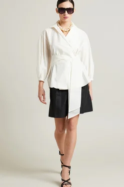 Camicia a portafoglio - Bianco