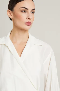 Camicia a portafoglio - Bianco