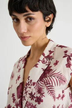 Camicia a portafoglio - Rosso Bianco