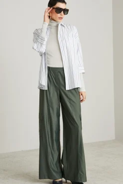 Camicia a righe - Bianco Azzurro