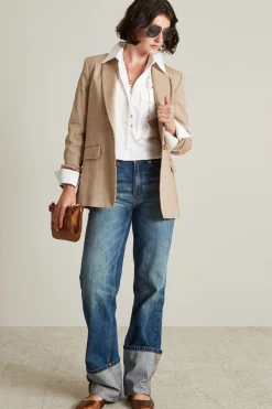 Camicia boxy asimmetrica - Bianco
