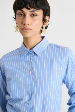Camicia boxy - Azzurro