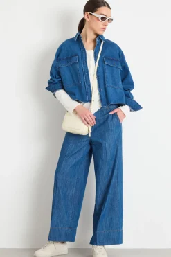 Camicia boxy - Blu