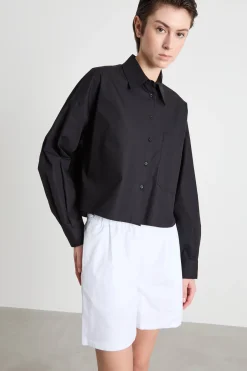 Camicia boxy - Nero