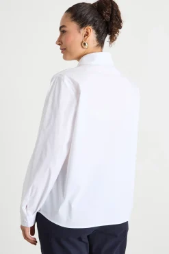 Camicia con alamari - Bianco