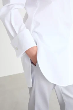 Camicia con cut-out sulle spalle - Bianco