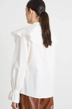 Camicia con mantella - Bianco
