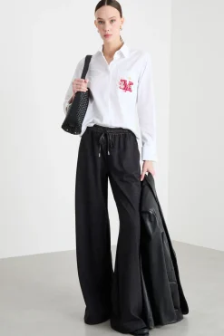 Camicia con ricamo - Bianco
