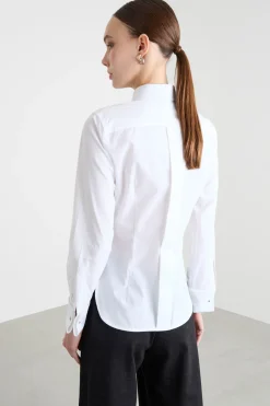Camicia con ricamo - Bianco
