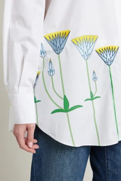 Camicia con ricamo - Bianco