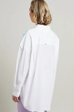 Camicia con ricamo - Bianco