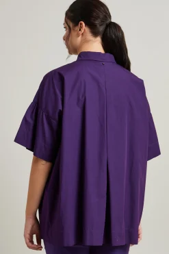 Camicia con ricamo - Viola