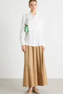 Camicia con tasche - Bianco