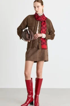 Camicia con tasche - Marrone