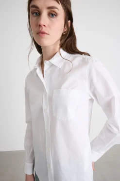 Camicia con taschino - Bianco