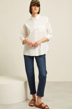 Camicia con taschino - Bianco