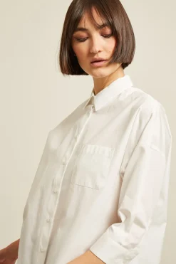 Camicia con taschino - Bianco
