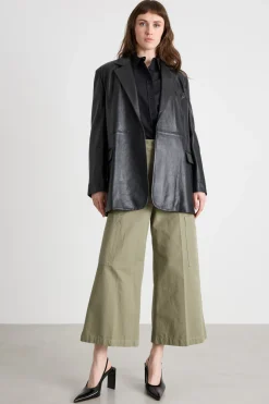 Camicia con taschino - Nero