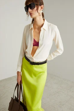 Camicia di seta - Bianco