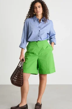 Camicia dritta e ampia - Azzurro