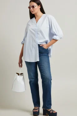 Camicia in cotone - Azzurro
