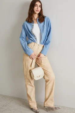 Camicia in cotone - Azzurro