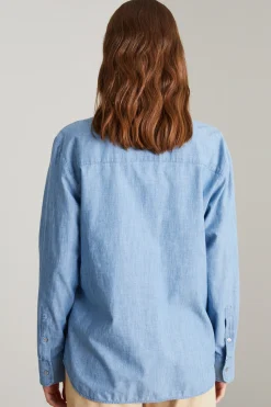 Camicia in cotone - Azzurro