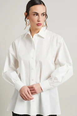 Camicia in cotone - Bianco
