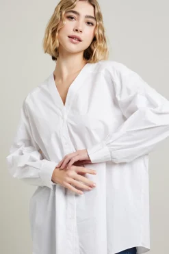 Camicia in cotone - Bianco