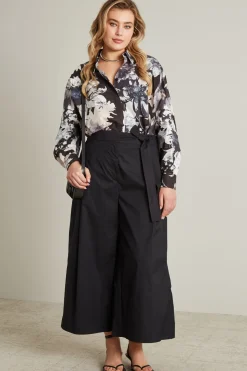 Camicia in cotone - Nero Grigio Bianco