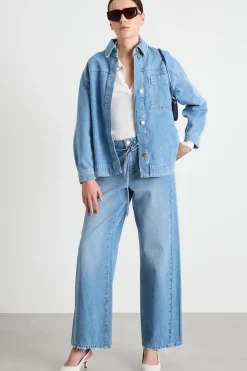 Camicia in jeans - Azzurro
