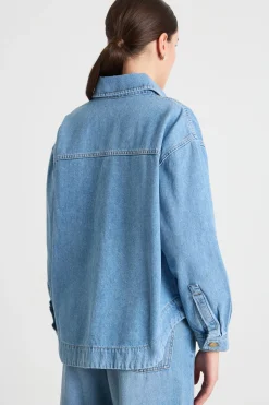 Camicia in jeans - Azzurro